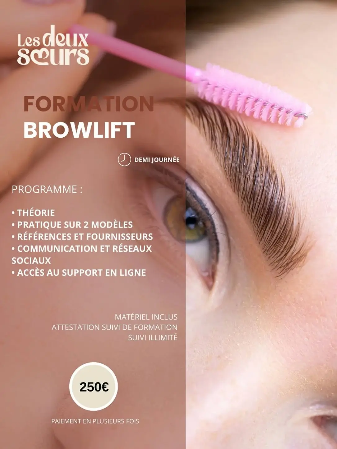 Formation browlift sourcils